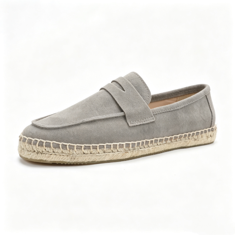 Mocassins unissex de camurça,  - Espadrille Slip On avaliação e preço