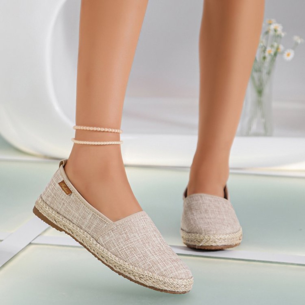 Sapatilhas Casuais Femininas d - Espadrille Slip On avaliação e preço