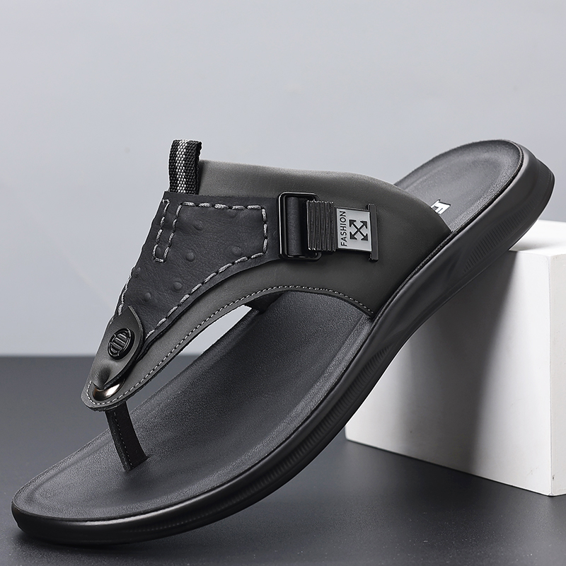 Chinelo Masculino com Fivela A - Flip Flop Leather Men avaliação e preço
