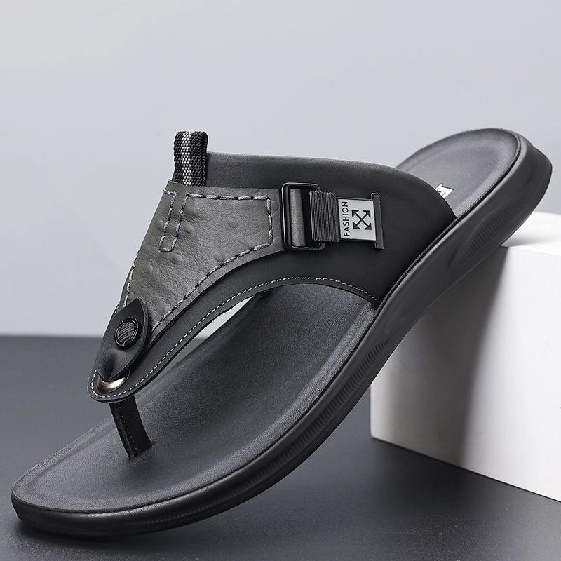 Chinelo Masculino com Fivela A - Flip Flop Leather Men avaliação e preço