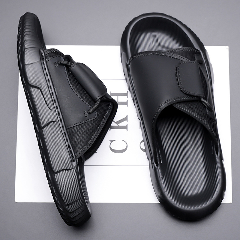 Novos Chinelos de Verão 2026 p - Flip Flop Leather Men avaliação e preço